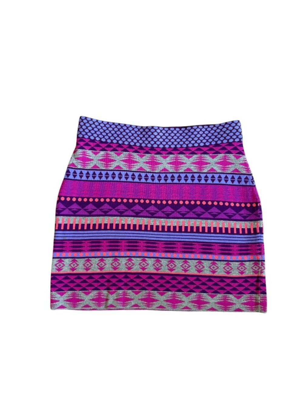 Krimson Klover Womens Skirt Colorful Pull On Size Large